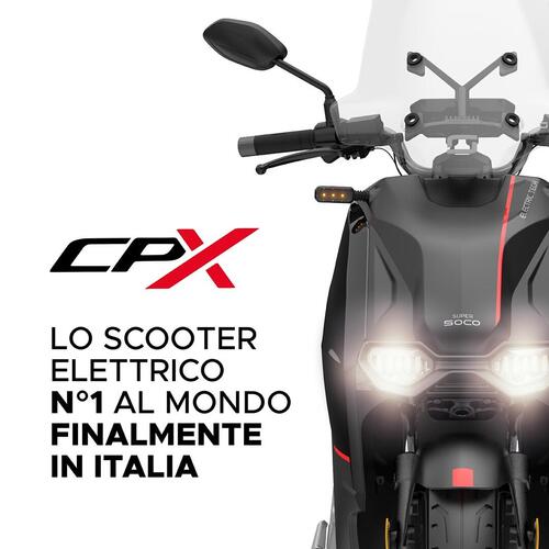 Super Soco Progetto CPx, regali e vantaggi per chi acquista in ottobre  (2)