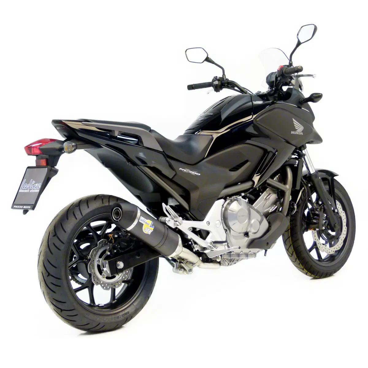 Terminale LeoVince Slip-on LV ONE Omologato Evo II per Honda NC 700X