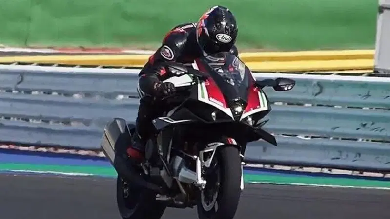 Bimota Tesi H2. Primi giri a Misano [VIDEO]