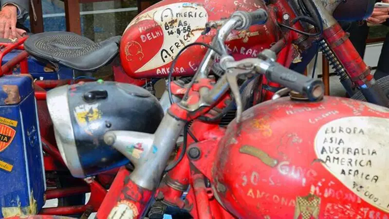 Le Ducati 175 del giro del mondo di Tartarini e Monetti certificate dall'ASI