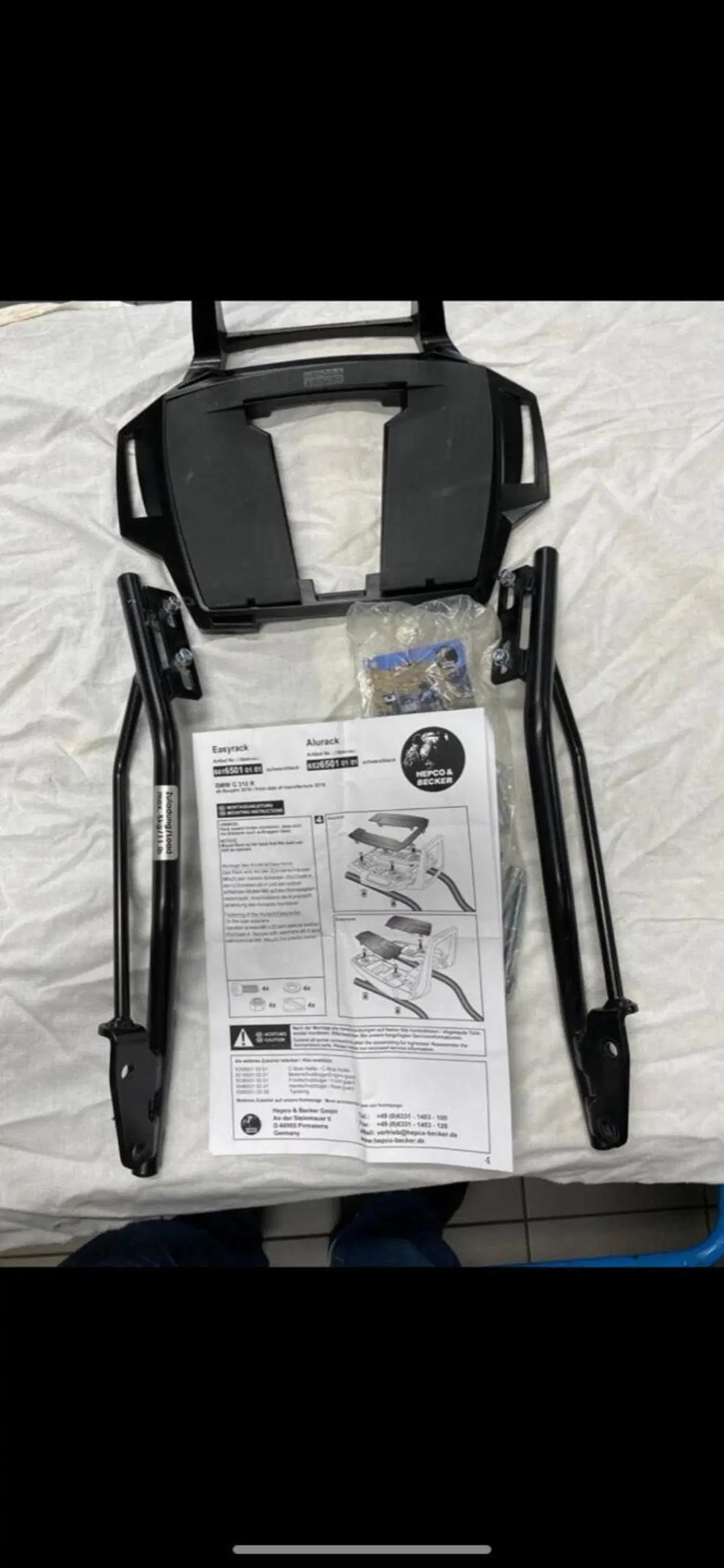 SUPPORTO BAULETTO BMW G 310 R Hepco & Becker GmbH (2)