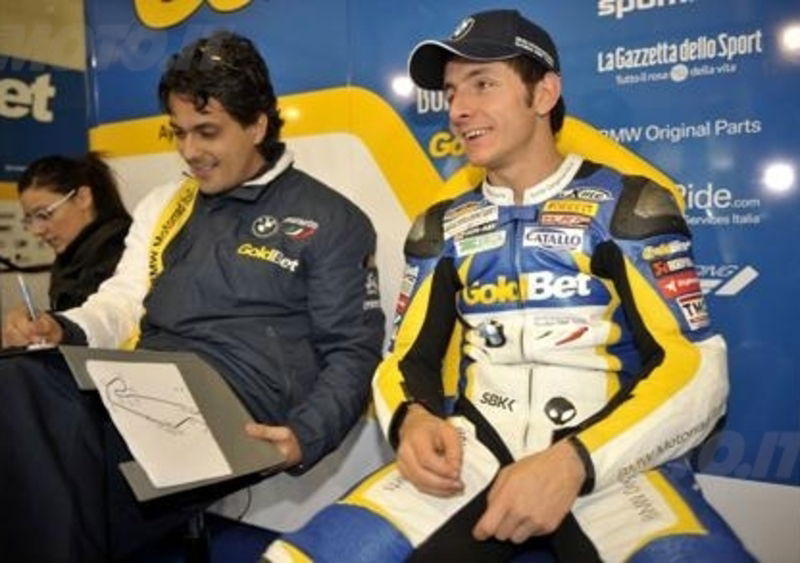 SBK. Ayrton Badovini con Checa nel team Alstare Ducati 