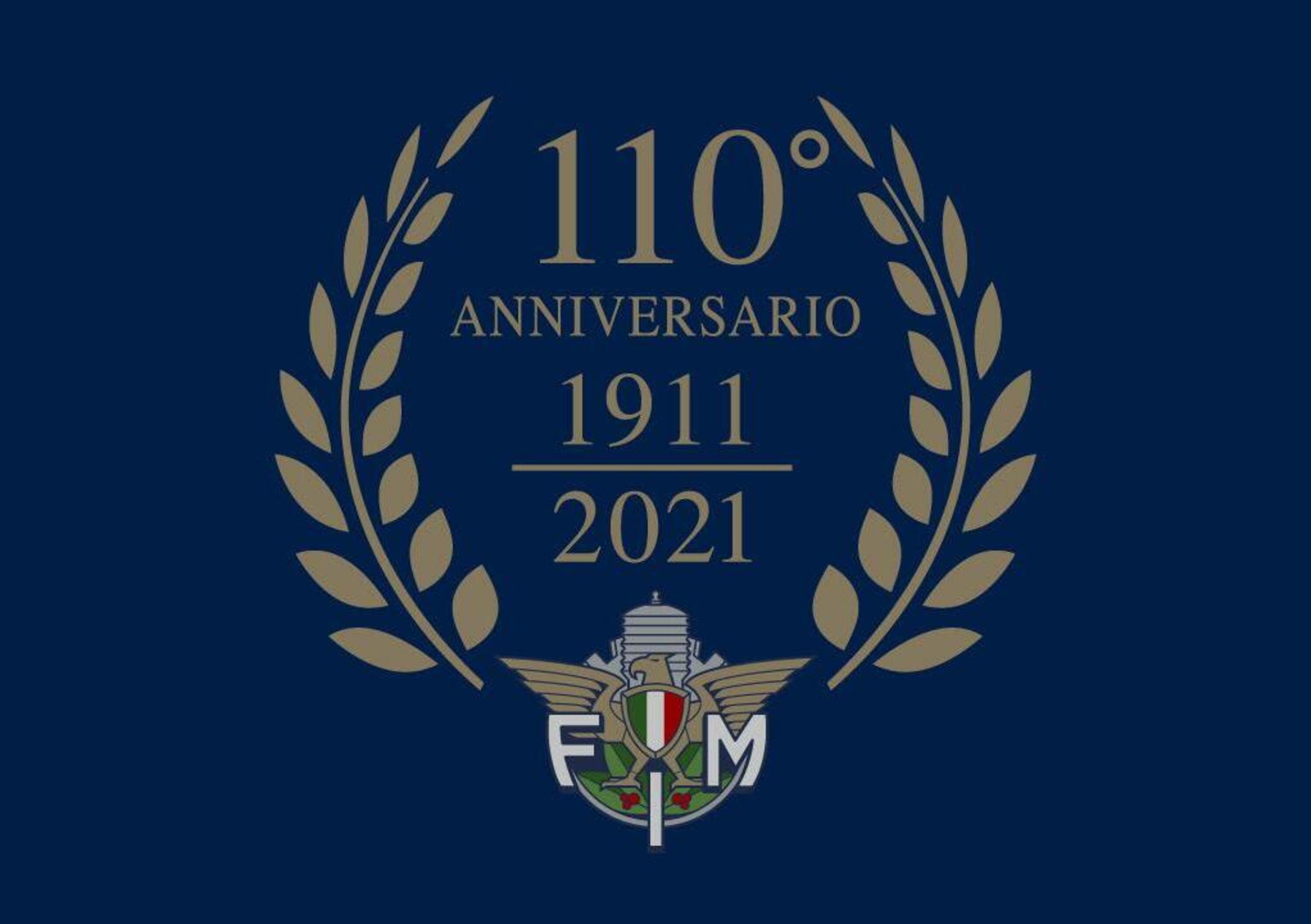 FMI. Logo celebrativo per i 110 anni