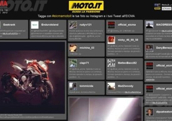 Condividi la tua EICMA live su Moto.it!