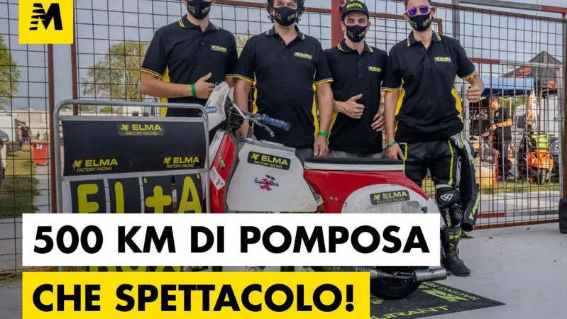 500 km di Pomposa. Sulle Vespe e Lambrette a oltre 140 km/h. Sfilato il podio per un soffio