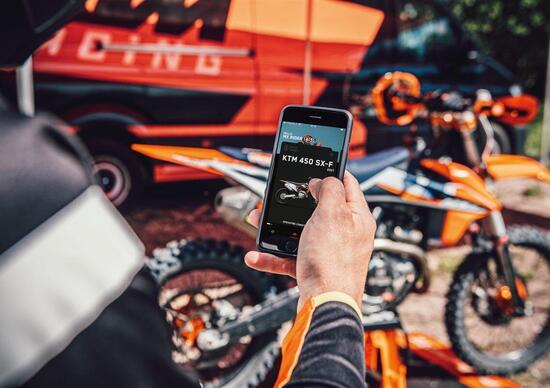 MyKTM: la App per motore e sospensioni delle SX-F 2021