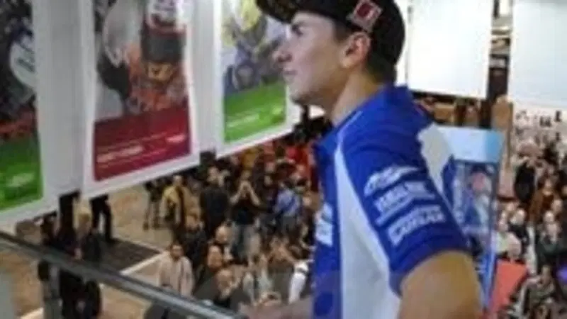 Jorge Lorenzo a EICMA: "Il pubblico italiano mi vuole bene"