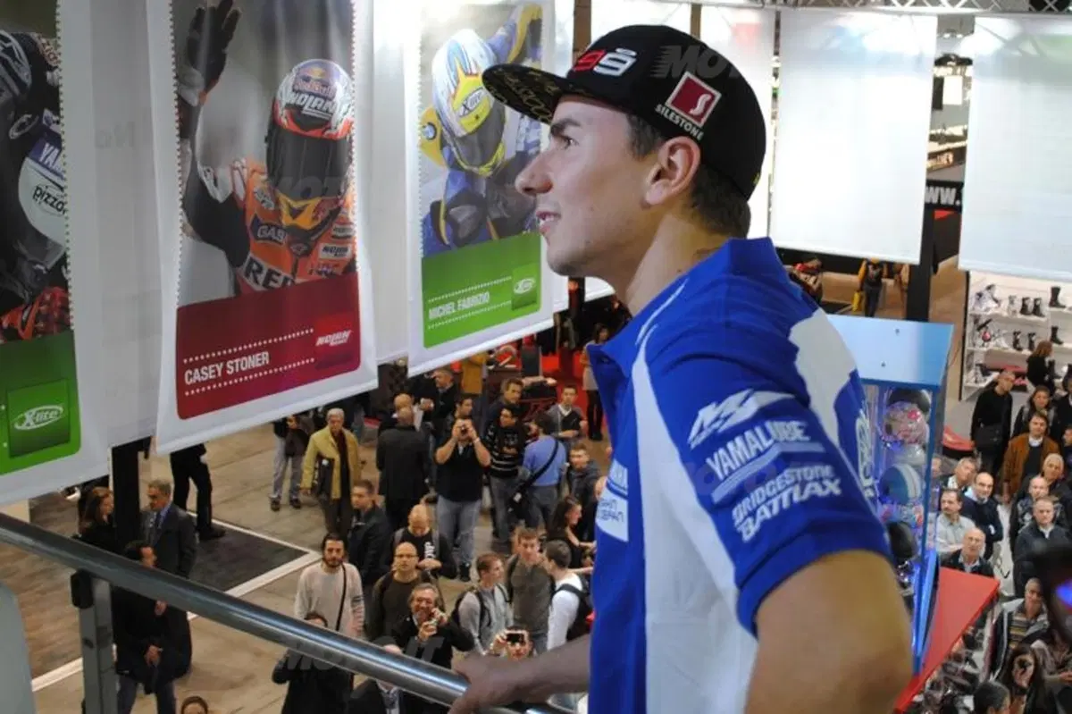 Jorge Lorenzo a EICMA: "Il pubblico italiano mi vuole bene"