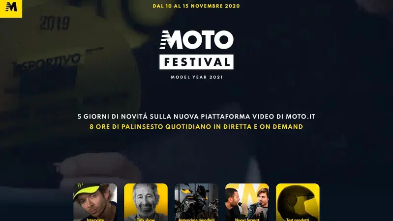 MotoFestival MY2021: tutte le novit&agrave; a due ruote dal vivo e on demand