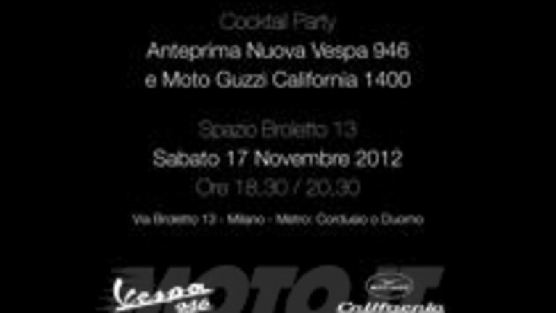 EICMA 2012: Fuorisalone Moto Guzzi e Vespa a Milano