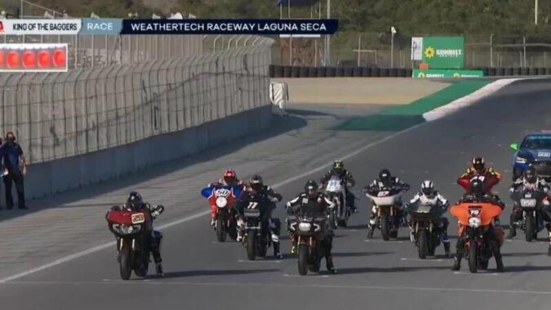 Drag Specialties of The Baggers: che spettacolo a Laguna Seca [VIDEO]