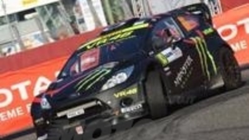 Valentino Rossi torna in pista al Monza Rally Show