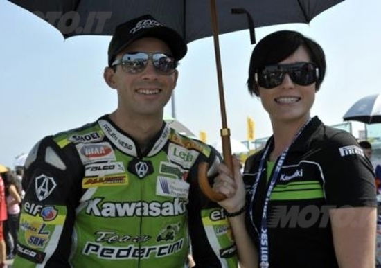 Bryan Staring con il Team Go&Fun Honda Gresini nel 2013