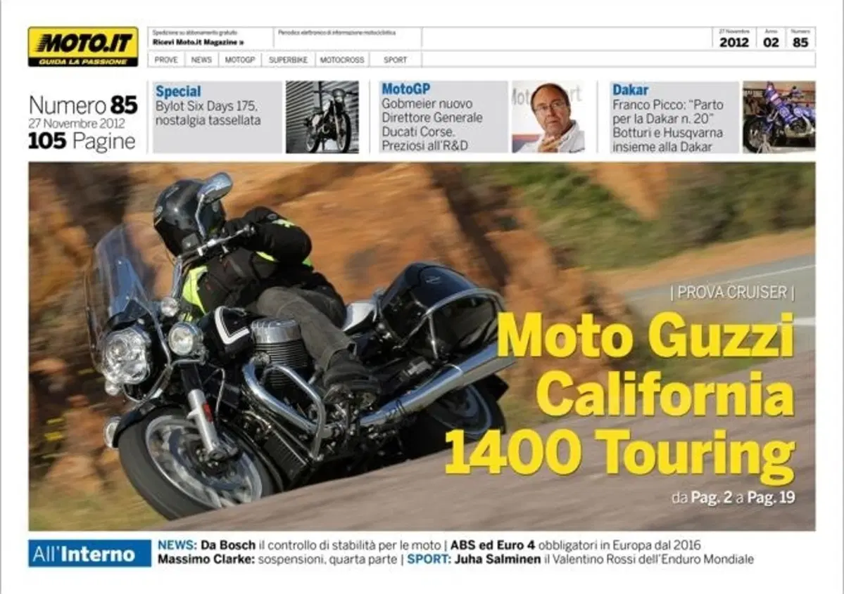 Magazine n&deg; 85, scarica e leggi il meglio di Moto.it