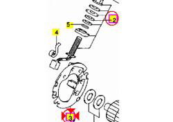 KIT SPAZZOLA PORTASPAZZOLA MOTORINO AVVIAMENTO SUZ 