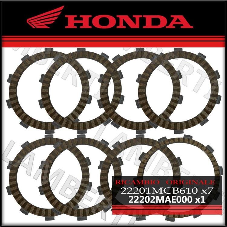 22201MCB610 22202MAE000 kit dischi frizione origin Honda