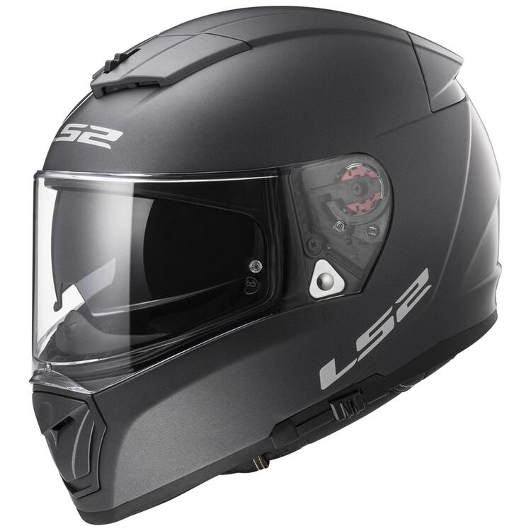 CASCO LS2 INTEGRALE BREAKER FF390 SOLID TITANO MAT 