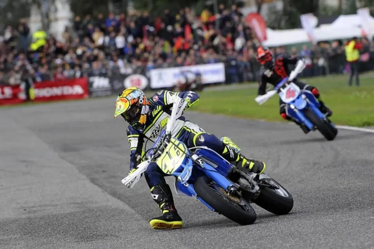 Sic Supermoto Day: Mattia Pasini primo tra i velocisti, quinto Valentino Rossi