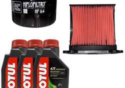 KIT TAGLIANDO FILTRO ARIA OLIO MOTORE MOTUL AK 550 