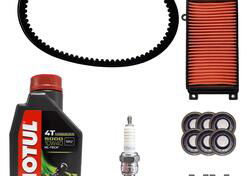 KIT TAGLIANDO ORIGINALE CINGHIA OLIO CANDELA KYMCO 