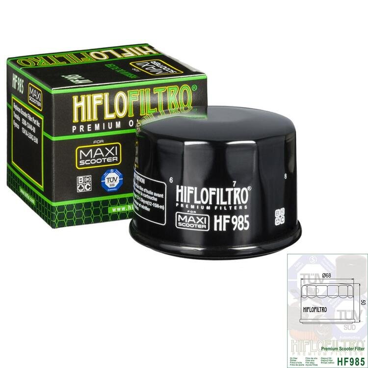 filtro olio originale HIFLO HF985 KYMCO XCITING 50 Bergamaschi