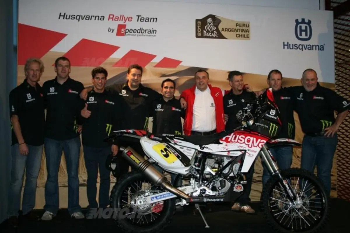 Husqvarna Speedbrain, presentato il team per la Dakar 2013