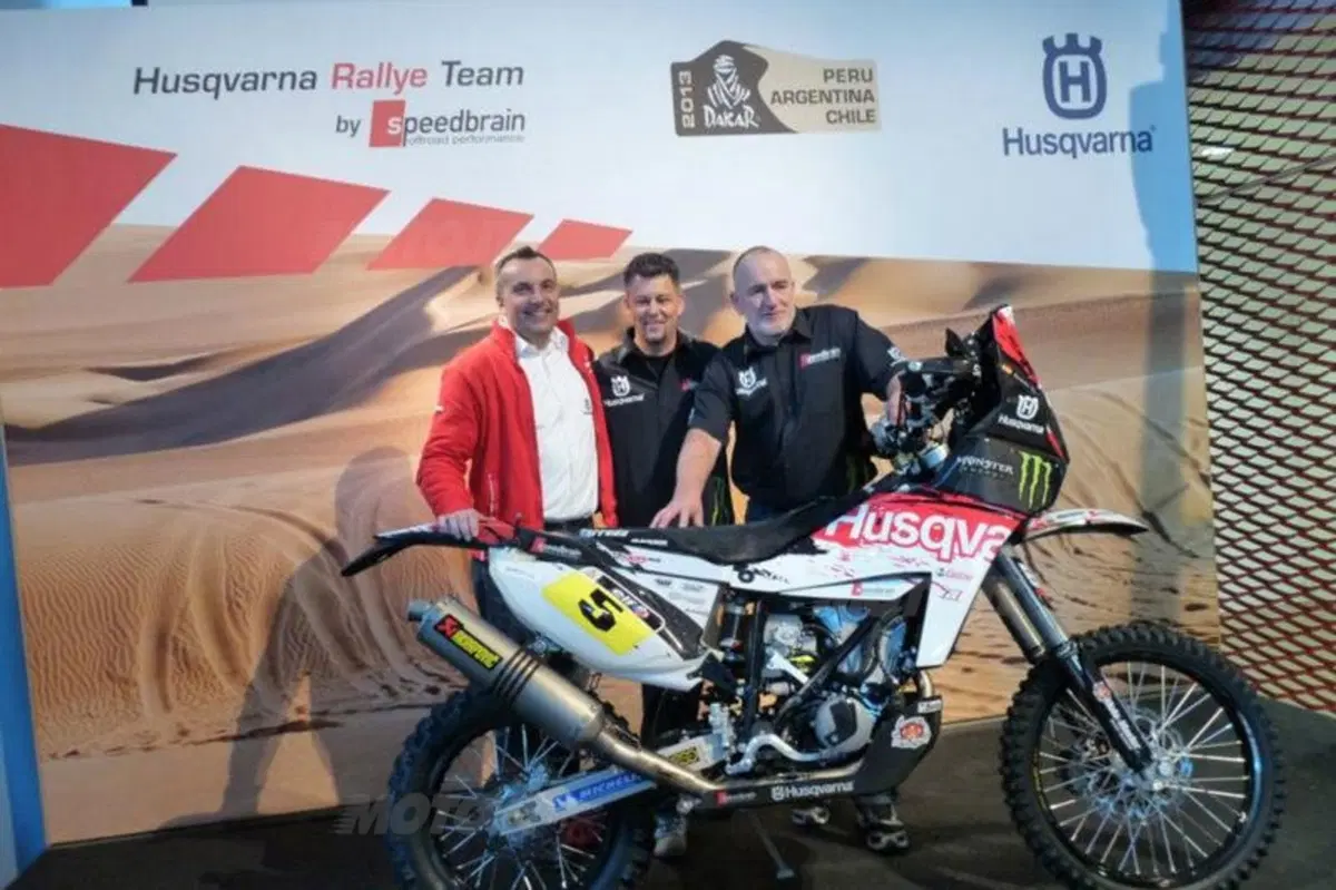 Husqvarna Speedbrain, presentato il team per la Dakar 2013 (2)
