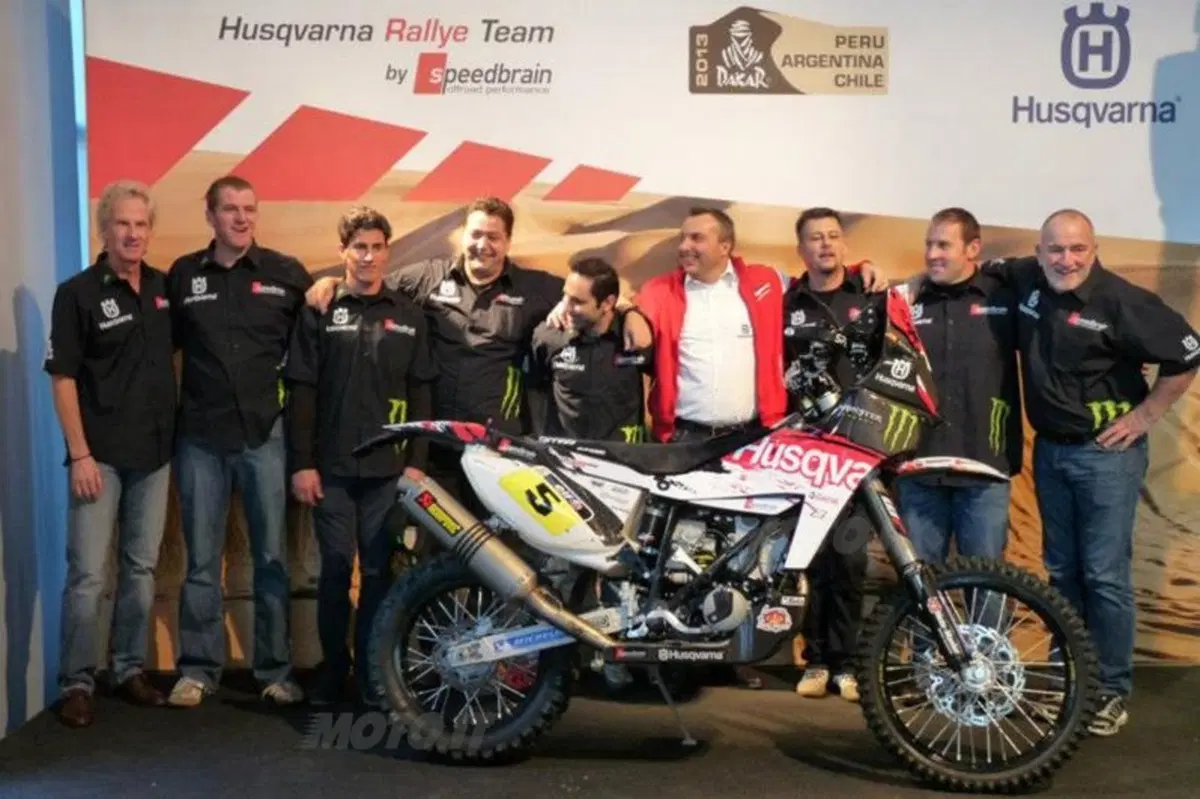 Husqvarna Speedbrain, presentato il team per la Dakar 2013 (6)
