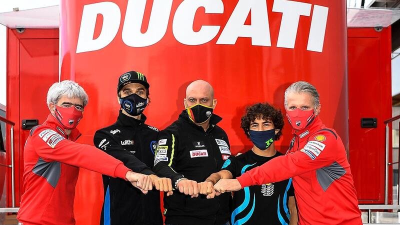  Enea Bastianini e Luca Marini nel 2021 in MotoGP con Ducati