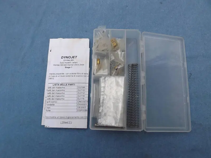 Kit molle e getti Dynojet Honda cb600 Hornet