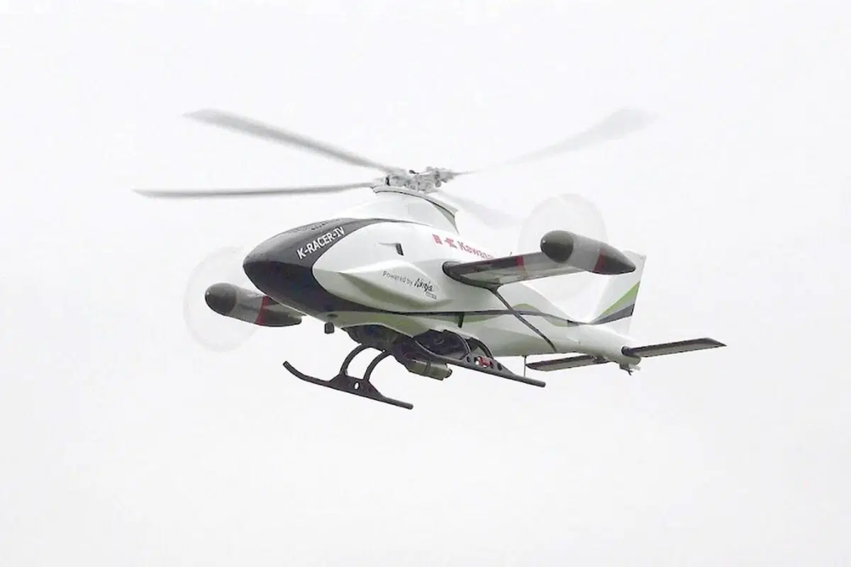 K-Racer IV: l'elicottero powered by Kawasaki Ninja H2R (3)