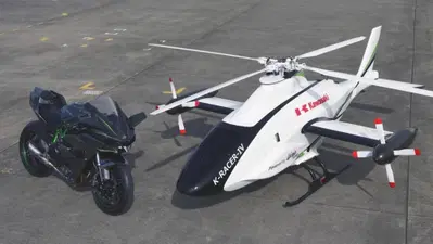 K-Racer IV: l'elicottero powered by Kawasaki Ninja H2R