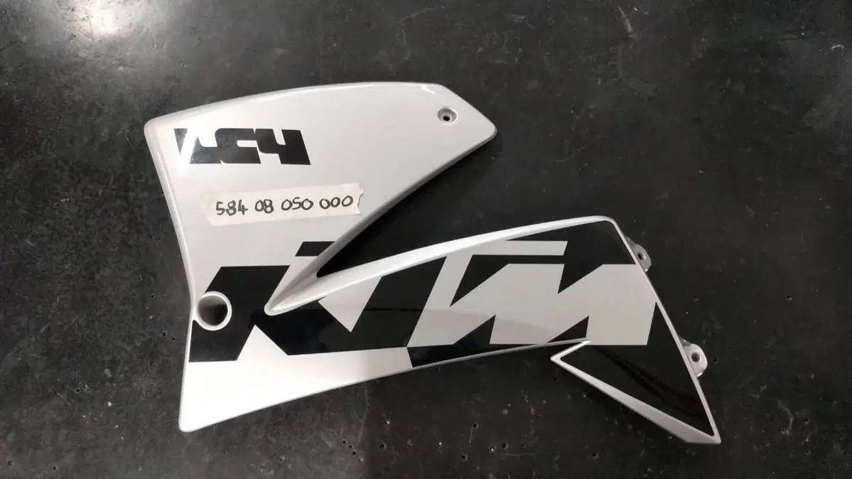 SPOILER SN TITANIO/METALL.'99 Ktm