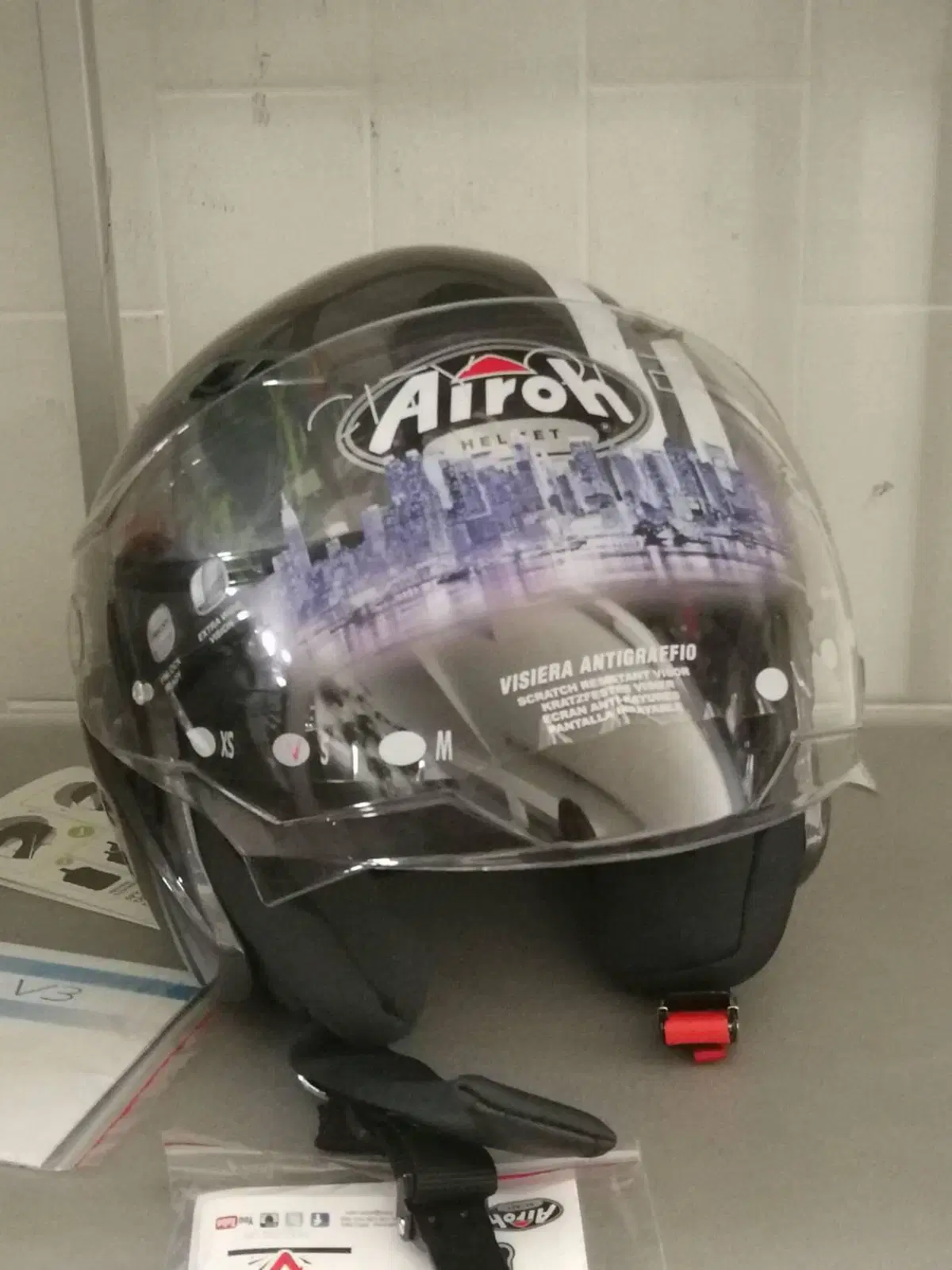 CASCO AIROH CITY ONE FLASH ANTHRACITE GLOSS (3)