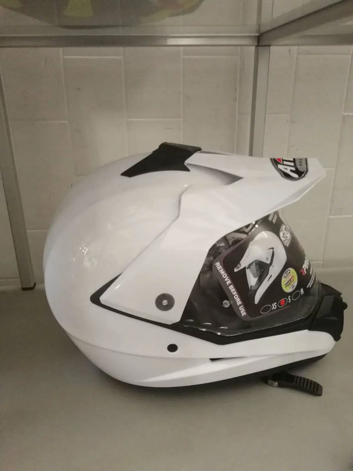 CASCO AIROH S5 COLOR WHITE GLOSS