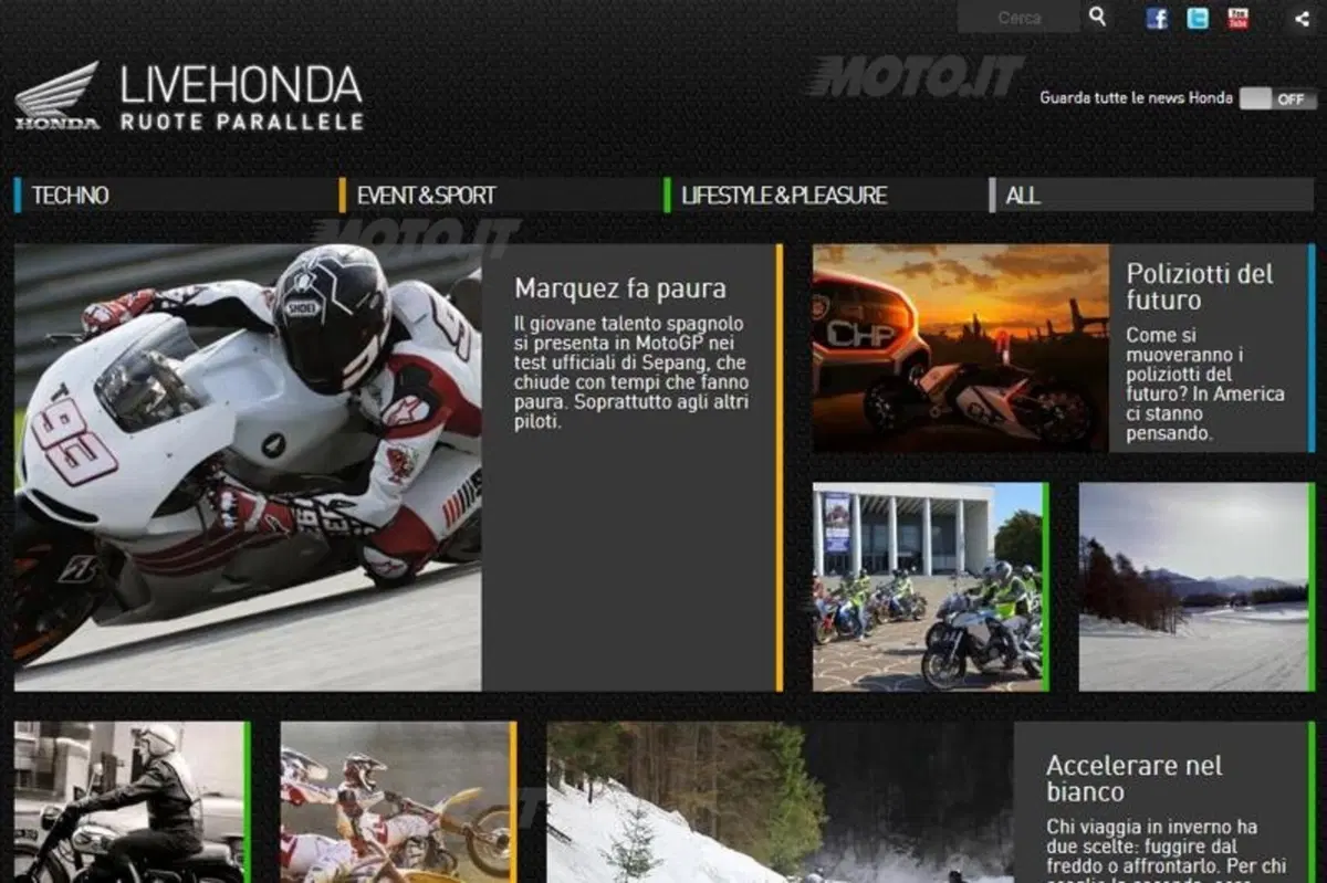 LiveHonda.it, il nuovo portale dedicato alle due ruote (2)
