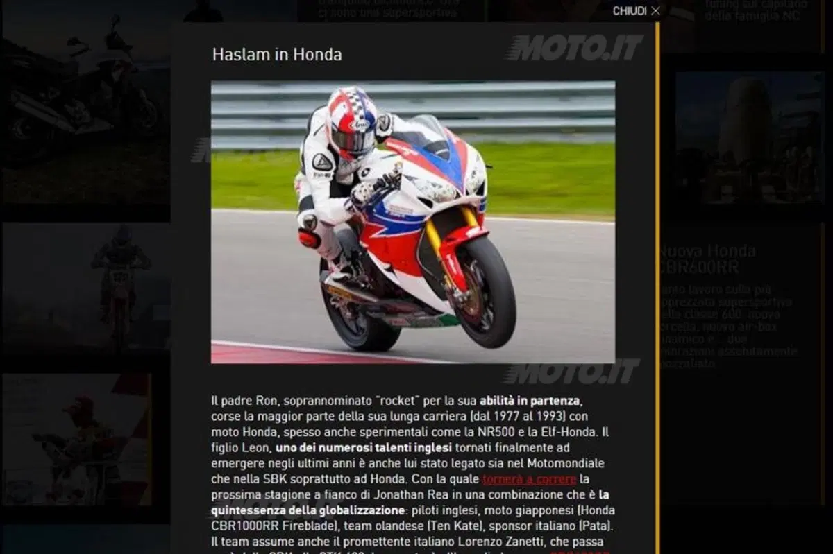 LiveHonda.it, il nuovo portale dedicato alle due ruote (4)