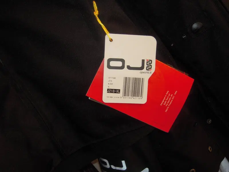 GIACCA MOTO OJ NERA L-XL Oj Atmosfere Metropolitane (3)