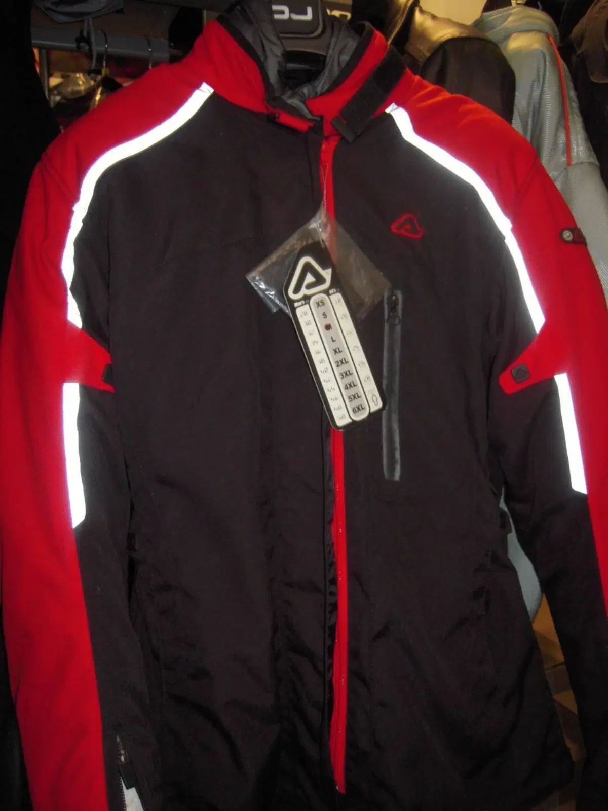 GIACCA MOTO ACERBIS ROSSA/NERA TG.M (3)