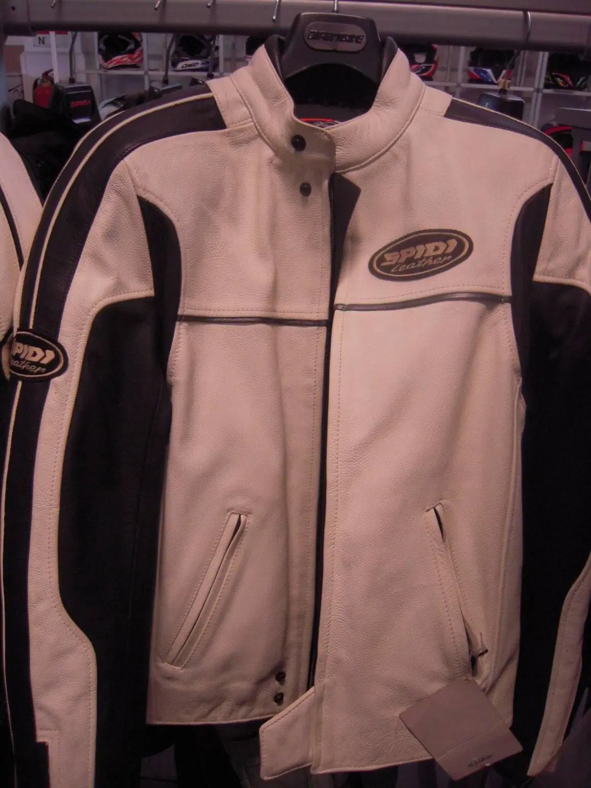 GIACCA MOTO IN PELLE UNISEX TG. S SPIDI (3)