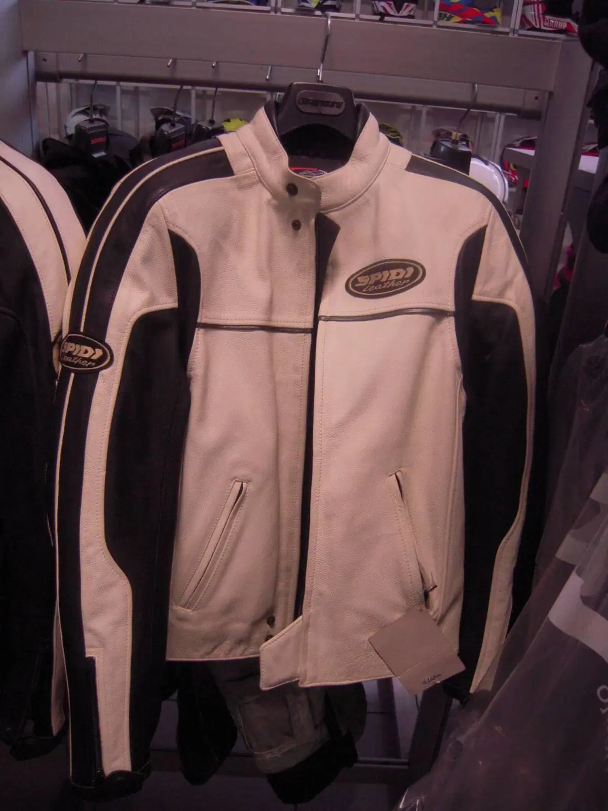 GIACCA MOTO IN PELLE UNISEX TG. S SPIDI (4)