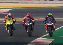 L'Aprilia RS 660 messa alla frusta a Misano da Aleix Espargaro, Lorenzo Savadori e Bradley Smith [VIDEO]