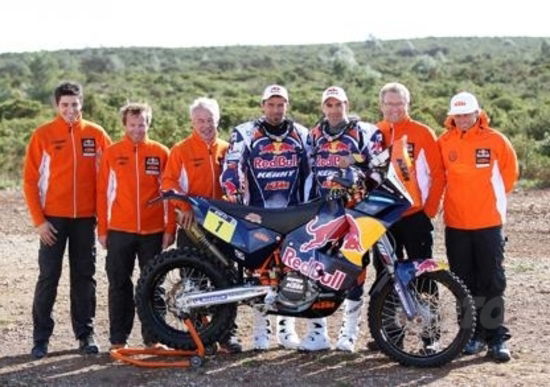 KTM presenta il team che parteciperà alla Dakar 2013