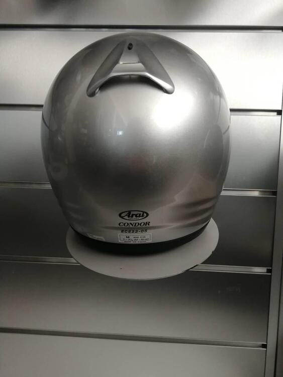 CASCO IN FIBRA ARAI CONDOR W/PINLOCK SILVER (3)