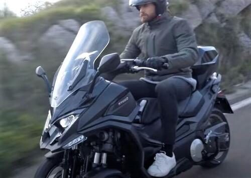 Kymco, il maxi scooter tre ruote CV3 è in arrivo [Video]