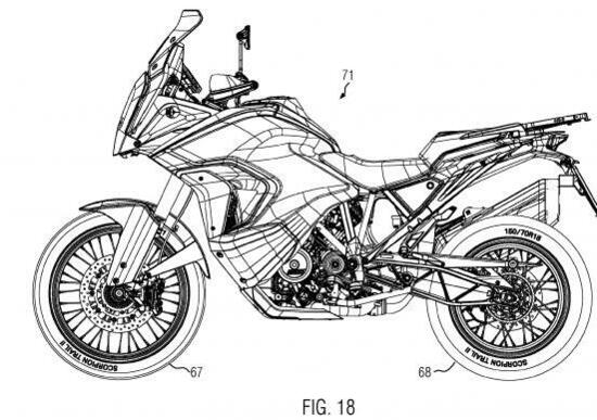 KTM 1290 Super Adventure S e R 2021: serbatoio basso confermato dal brevetto (AGGIORNATO)