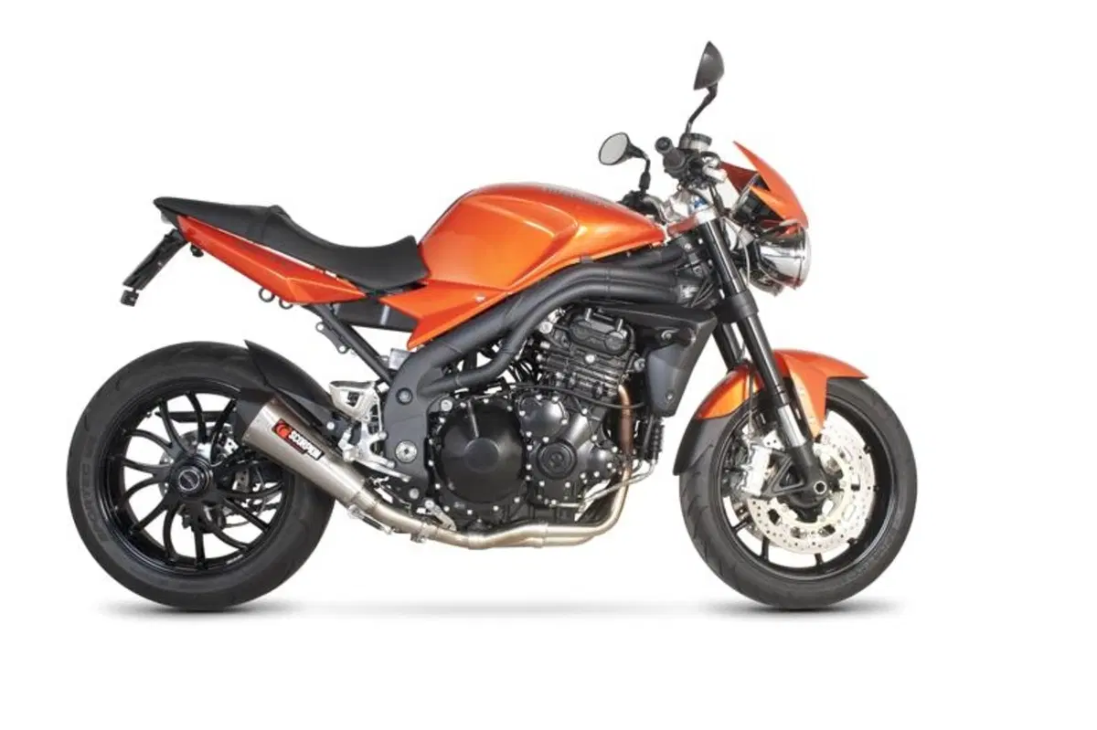 Scorpion: silenziatore singolo Serket Taper per Triumph Speed Triple 1050