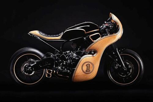 Hommage, una Yamaha XSR in legno! (3)