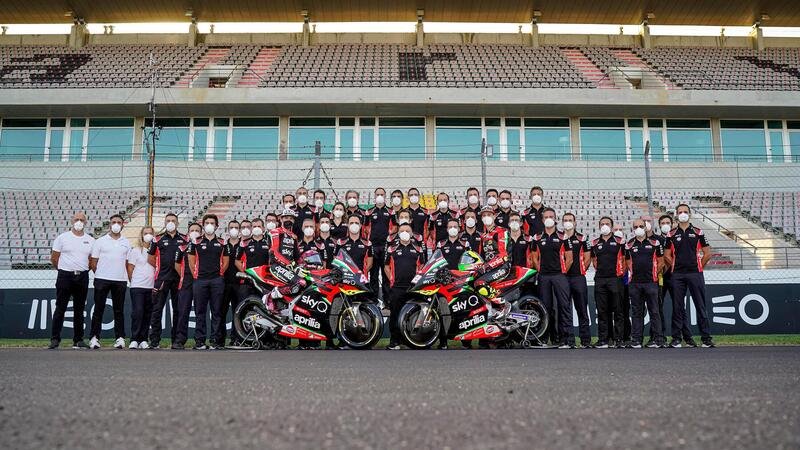 MotoGP 2021: Aprilia conferma i piloti