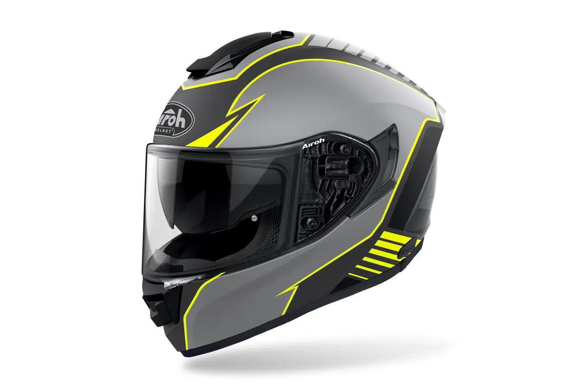 Airoh nuovo ST.501 Type Red & Yellow Matt